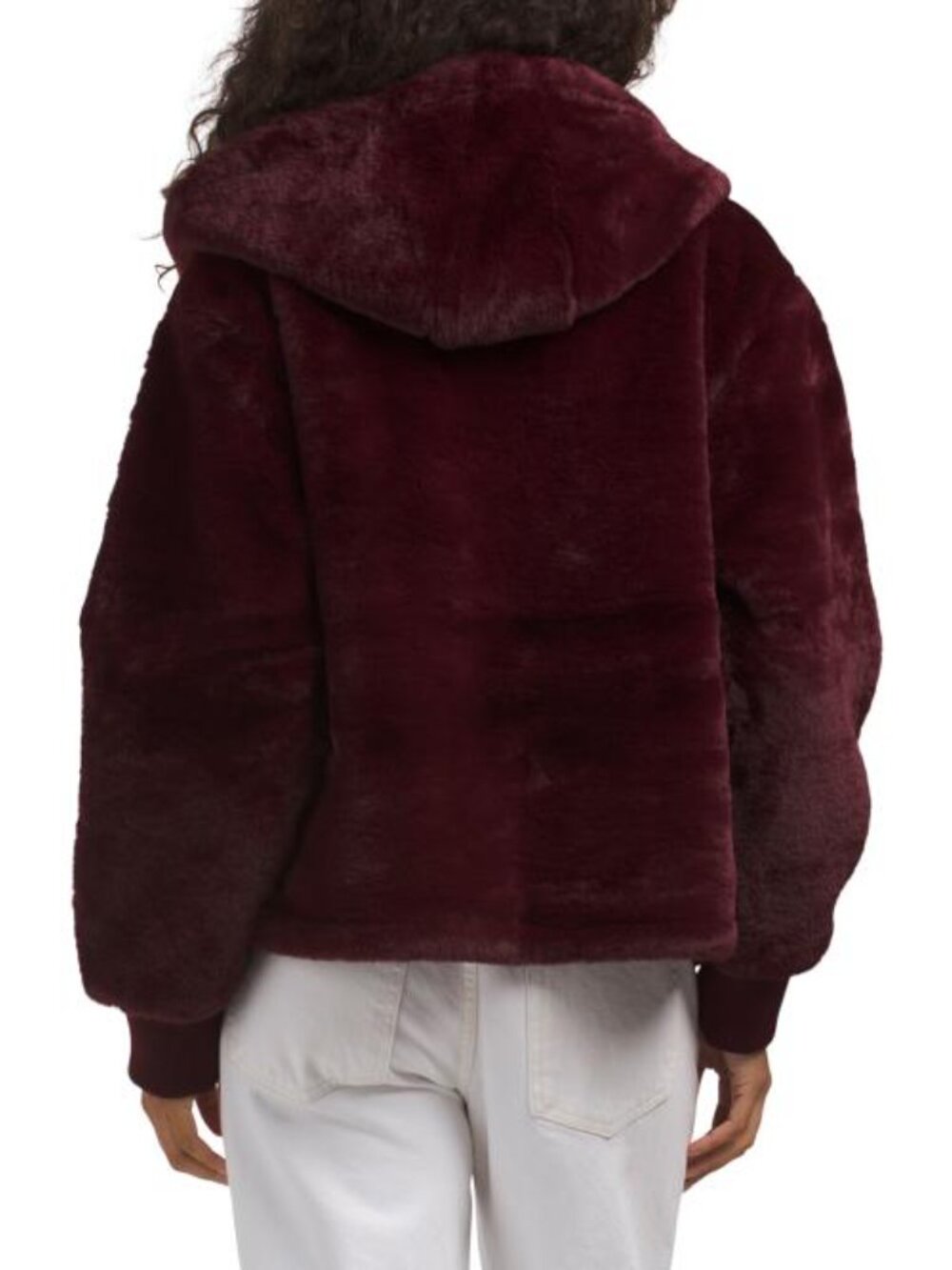SPLENDID Lucia Faux Fur Zip Up Jacket - Picture 2 of 3